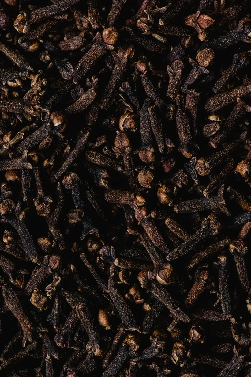 Whole cloves and nutmeg from the Western Ghats, graded for packing